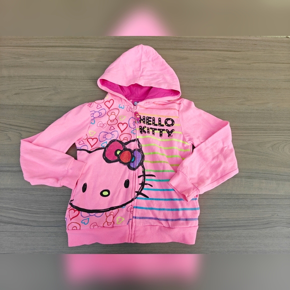 Hello Kitty Pink Hoodie XS for adult. L for kids. - Picture 1 of 10